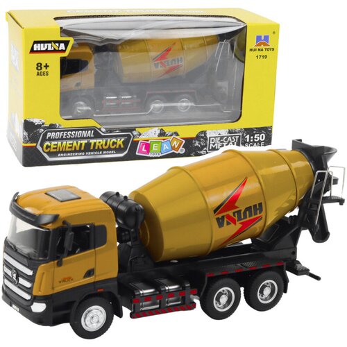Concrete Mixer Construction Vehicle Metal Huina Khaki 1:50 Cene
