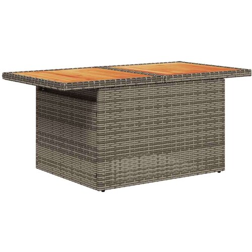 VidaXL 6-dijelni set vrtnih sofa od poliratana s jastucima sivi Slike