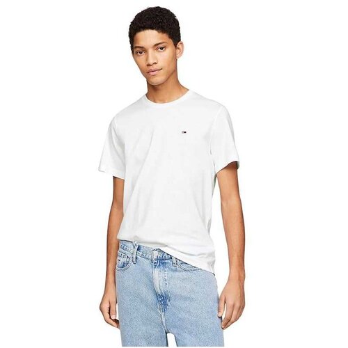 Tommy Hilfiger bela muška majica THDM0DM04411-100 Cene