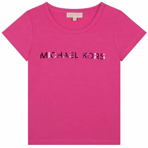 Michael Kors Otroška kratka majica vijolična barva