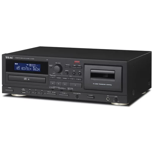 Teac AD-850-SE kasetofon s CD predvajalnikom, USB, črn