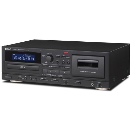 Teac AD-850-SE kasetofon sa CD playerom, USB, crni Slike