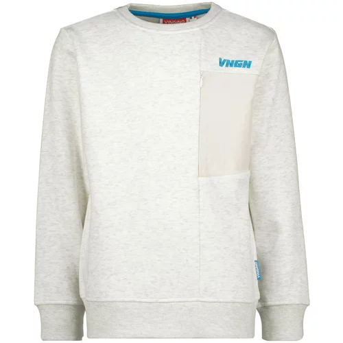 VINGINO Sweater majica azur / bijela melange