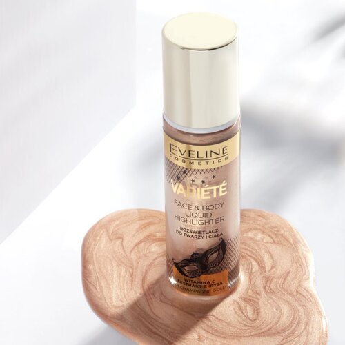 Eveline Cosmetics Variété tekući highlighter za lice i tijelo nijansa 01 Champagne Gold 30 ml Cijene