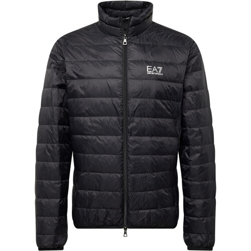 Ea7 Emporio Armani Zimska jakna črna / bela Slike