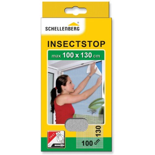 SCHELLENBERG Mrežica za za&amp;scaron;titu od insekata (&amp;Scaron; x V: 130 x 100 cm, Boja tkanine: Bijele boje, Pričvr&amp;scaron;ćivanje stezanjem, Prozor) Slike