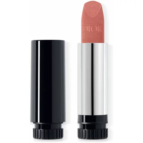 Dior Rouge The Refill dolgoobstojna šminka nadomestno polnilo odtenek 100 Nude Look Velvet 3,5 g