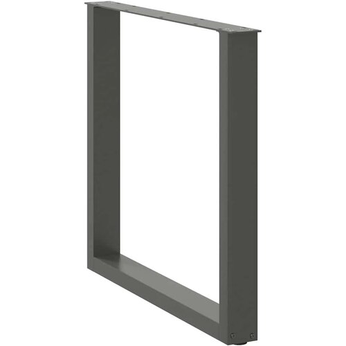  Noge stolića za kavu U-oblika 3 kom antracit 80x(72-73)cm čelik Slike