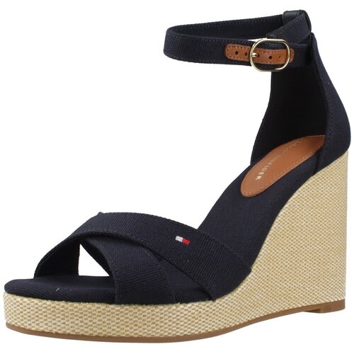 Tommy Hilfiger FLAG HIGH WEDGE ESPAD CR Plava Slike