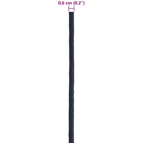  Konopac za čamce 0.6 mm 25 m Kraljevsko plava Poliester Slike