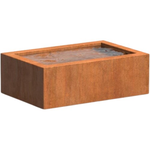 ADEZZ Corten jeklena posoda za ribnik, 120 x 80 x 40 cm - 1 kos Cene