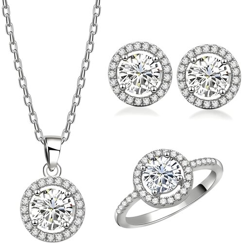  Set Elegant Circles - Srebrna KP27536 Cijene