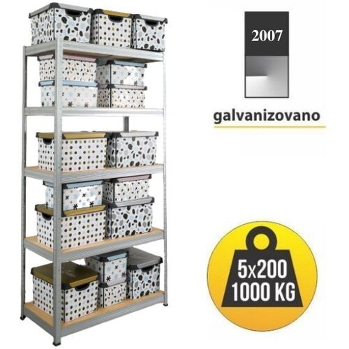 Medacom KD Polica metal medijapan 180x90x30cm 5x200kg Cene
