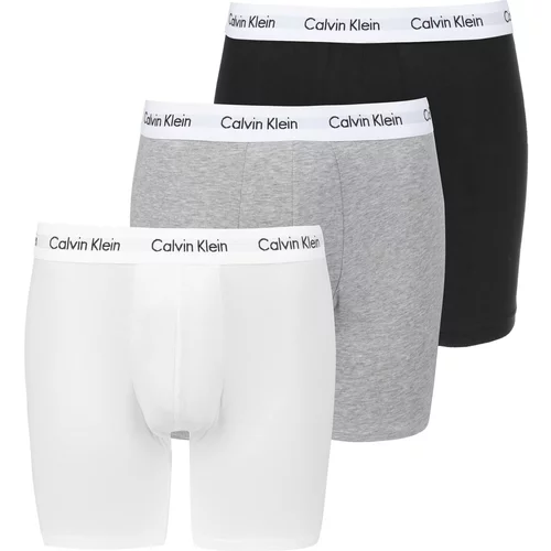 Calvin Klein Underwear Boksarice pegasto siva / črna / bela