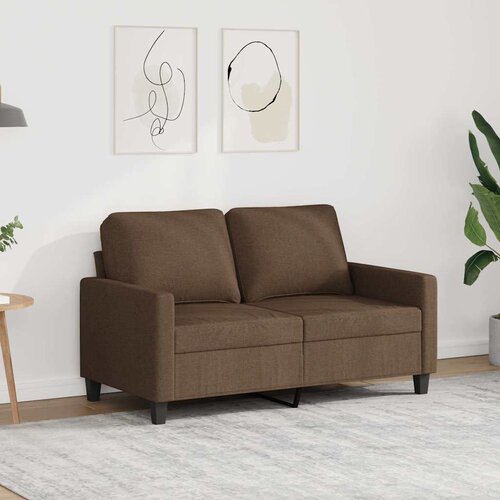  Dvosjed od tkanine smeđi 120 cm Cijene