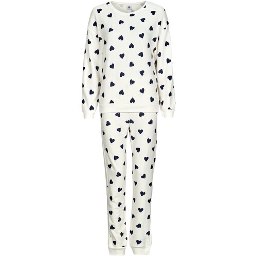 Petit Bateau Pižame &amp;amp; Spalne srajce CLOWN Bela Slike