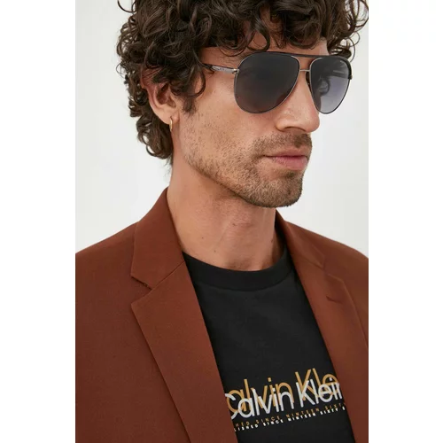 Armani_Exchange Sončna očala moški, črna barva