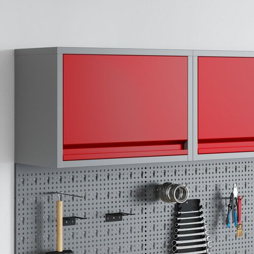 vidaXL Kabinet za alate Sivo, crveno Hladnovučeni čelik 50 x 25 x 35 cm Cene