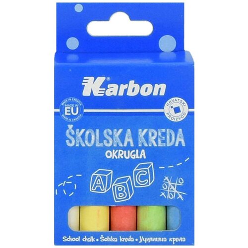 Karbon Kreda , barvna, 10 kosov Slike
