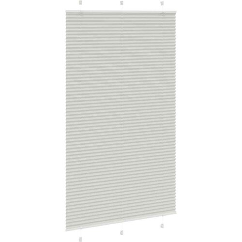  Plisirana roleta svijetlosiva 120x200 cm &amp;scaron;irina tkanine Slike