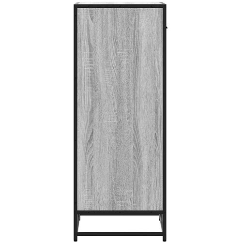  Stalak za cipele boja hrasta 48x38x97,5 cm konstruirano drvo Siva Slike