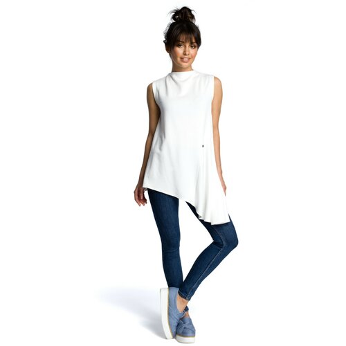 BeWear Ženska bluza B069 plava | bijela | siva Slike