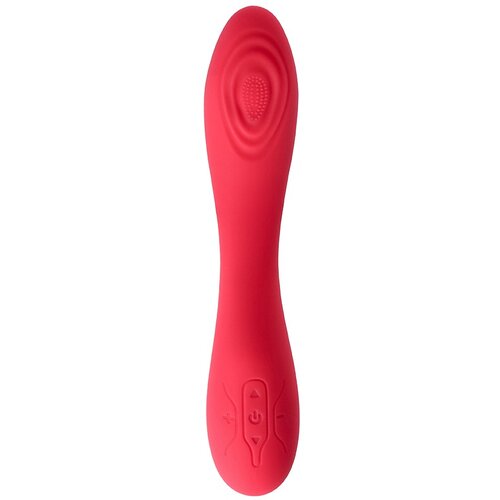 Virgite Essentials Vibrator Virgite With Tapping Function V8 Pink Slike
