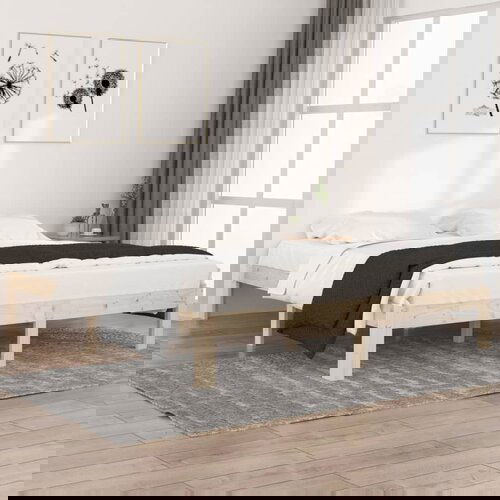 Furnova Posteljni okvir iz trdne borovine 160x200 cm, (21936149) Slike