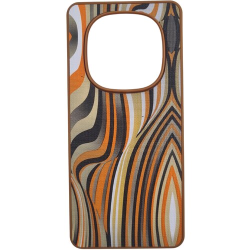  futrola textile print za xiaomi redmi note 14 pro plus braon Slike