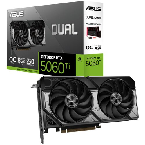 Asus Grafična kartica nVidia RTX5060Ti Dual OC Edition - 8GB GDDR7 (90YV0MP2-M0NA00), (5000054156) Cene