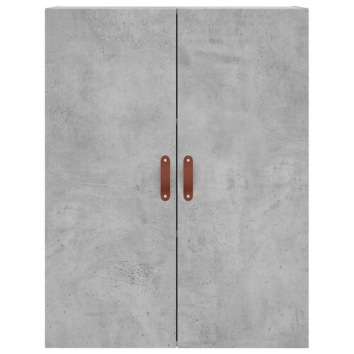  Visoka komoda siva betona 69,5x34x180 cm od konstruiranog drva Slike