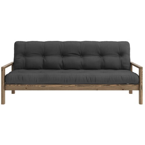 Karup Design Temno siva raztegljiva sedežna garnitura 205 cm Knob – Cene