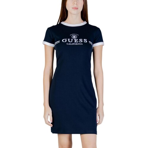 Guess MILA SS SHORT DRESS Tamno plava Cijene