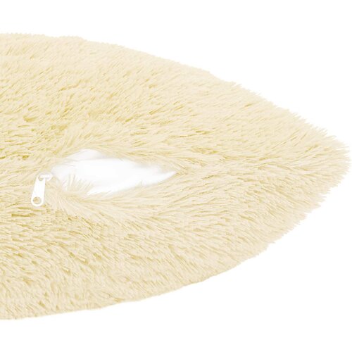  Presvlaka za jastuk 6 pcs HEERLEN Krem 60 x 60 cm PV flis Slike