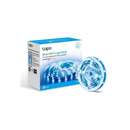 Tp-link Tapo L900-5 Smart Light Strip, Multicolor, 2.4 GHz Wi-Fi, 802.11b/g/n, one 5m LED light strip(cut to size every 10cm), one adapter, one controller, lifetime up to 25,000 hrs, RGB, 1-100% full brightness range, 3M adhesive tape, Tapo app Cijene