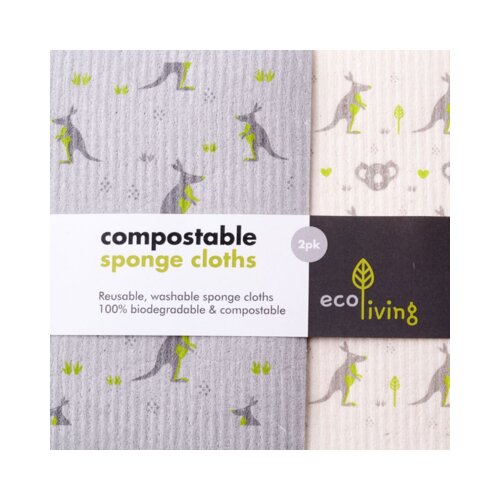 EcoLiving Gobasta krpa &amp;quot;Wildlife Rescue&amp;quot;, set 2 krp Slike