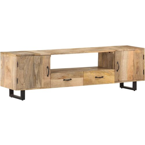 VidaXL TV omarica 160x30x45 cm trden mangov les Slike