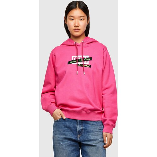 Diesel Sweatshirt - FANGHOODR20 SWEATSHIRT pink Cene