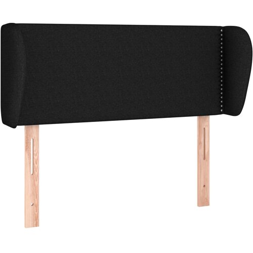 Maison Chic Posteljno vzglavje - Vzglavna omarica - Nočna omarica z ušesi črno 93x23x78/88 cm blago, (21709993) Cene