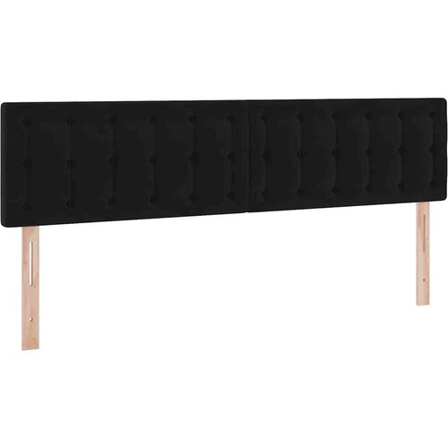  Krevet s od storage s madracem s uzglavljem Crna 90 x 200 cm - Crna 180 x 200 cm Gumbi Slike