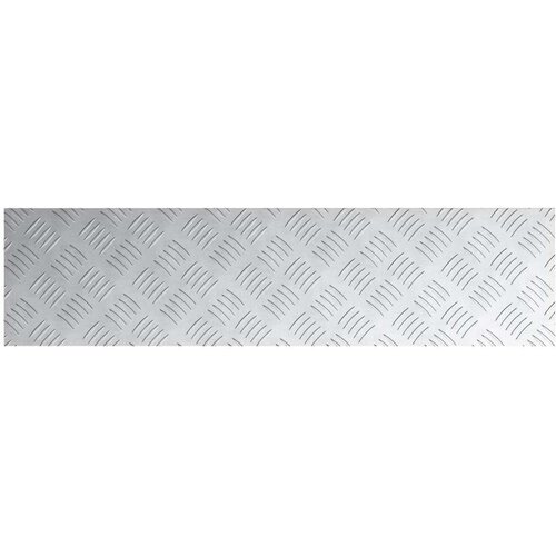 VidaXL Srebrna Aluminij 80 x 20 x 0.3 cm Alum. stepenice Pravokutne Slike