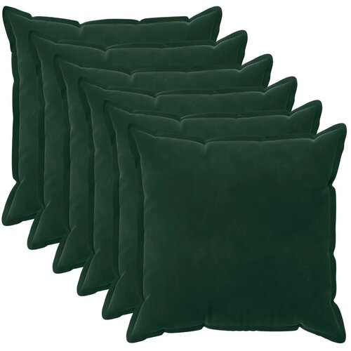  Presvlaka za jastuk 6 pcs HOUTEN Tamnozelena 70 x 70 cm Bar&scaron;un - Tamnozelena 70 x 70 cm 6 Cijene