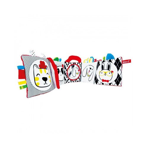 Moms Care - moja prva zloženka z živalmi - kontrastne barve Cene
