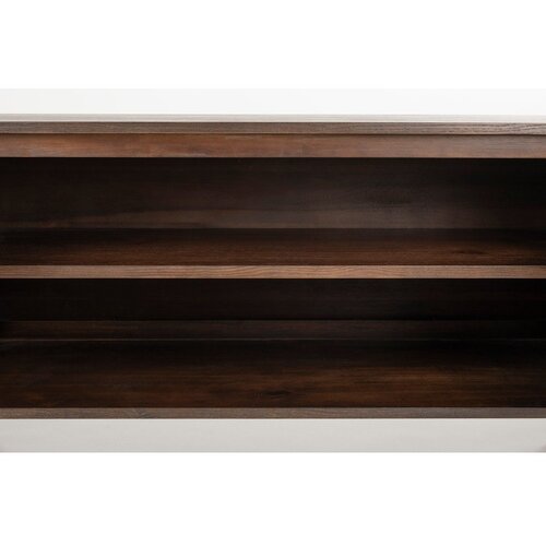 Dutchbone TV omarica iz masivnega lesa v temni naravni barvi 188x60x45 cm Bruneau &amp;ndash; Slike
