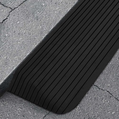 VidaXL Prilazna rampa 110 x 41 x 5 cm gumena Slike