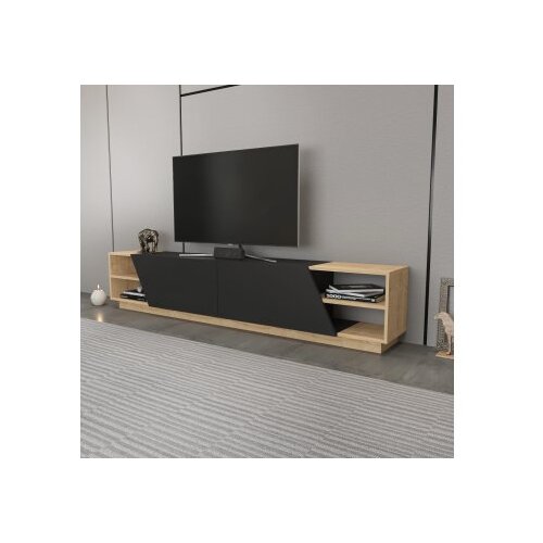 HANNAH HOME TV komoda Rhodes, 240x37,1x47,4 cm, antracit boja Cijene