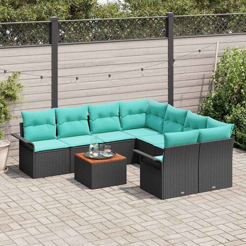  Sjedeća garnitura za vrt 9 kom. 8-Broj sjedala 242.5 x 234 x 69 cm Slike