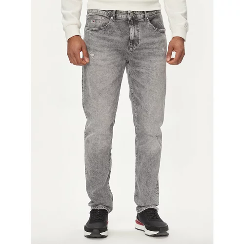 Tommy Jeans Jeans hlače Austin DM0DM18739 Siva Slim Fit