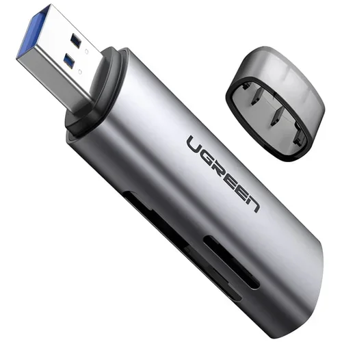 Ugreen Adapter CM216 SD/TF USB 3.0 (siv), (20773735)