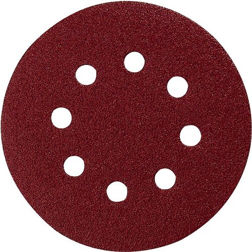Makita Ekscentarski brusni papir s čičkom, granulacija 100 (promjer) 125 mm P-43561 10 kom. Slike